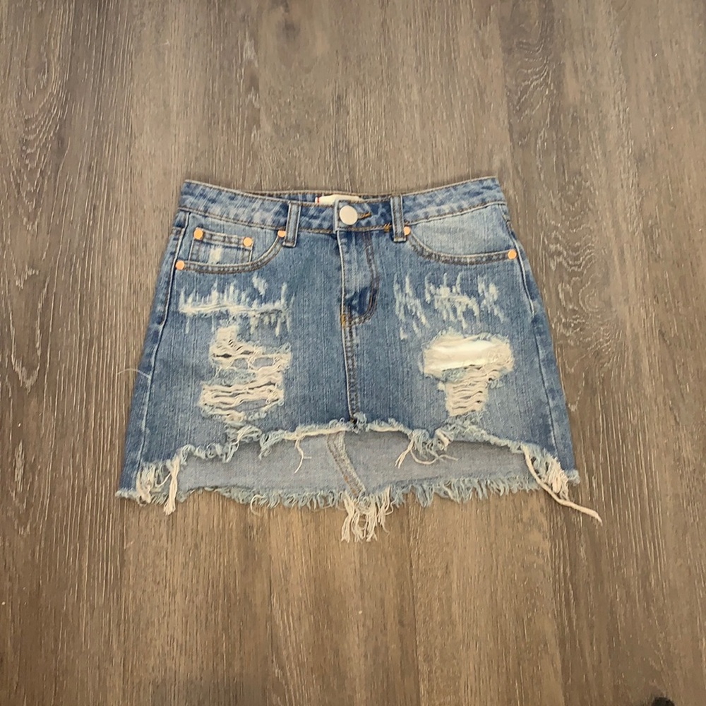 Jean skirt - in perfect condition - never been worn!